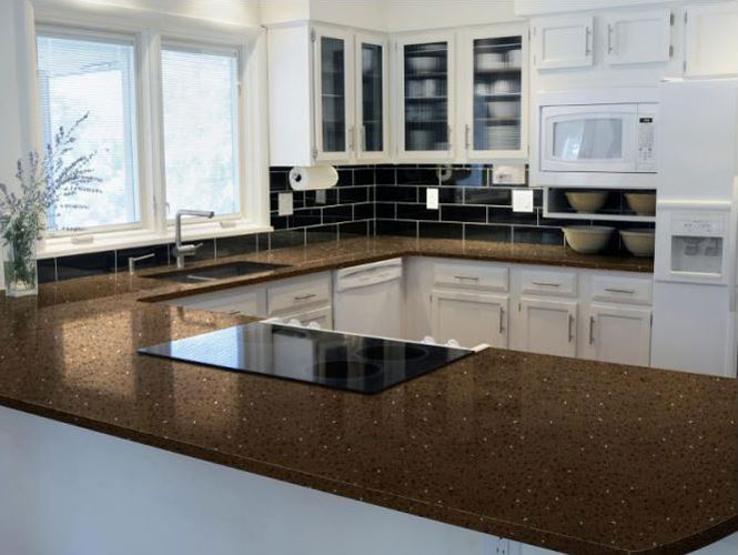 STARRY BROWN QUARTZ COUNTERTOP