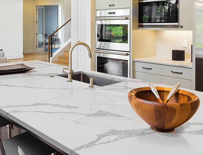 BIANCO CALACUTTA QUARTZ COUNTERTOP COLLECTION