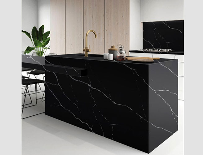 NERO CALACUTTA QUARTZ COUNTERTOP COLLECTION