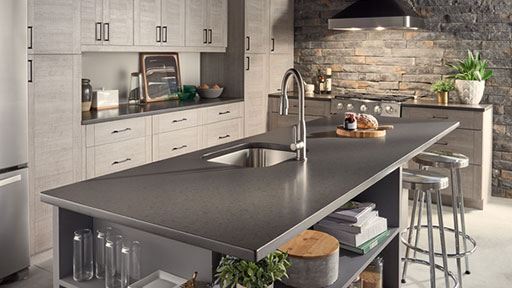 TIFFANY GREY QUARTZ COUNTERTOP